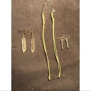 Leaf Jewelry Set